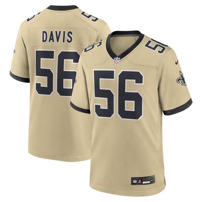 New Orleans Saints Nike Game Ausweichtrikot - Gold - Demario Davis - Herren Image