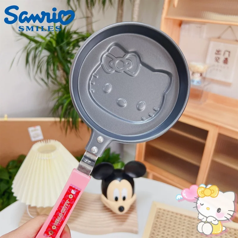 Kawaii Hello Kitty Anime Muffin Topf Cartoon Camping Frühstück Kochen Antihaft-Bratpfanne Kochgeschirr Image