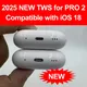 2025 NUOVO IOS18 ANC per Pro 2 Cuffie Bluetooth senza fili Auricolari con cancellazione attiva del rumore USB Tipo C Auricolare wireless stereo
