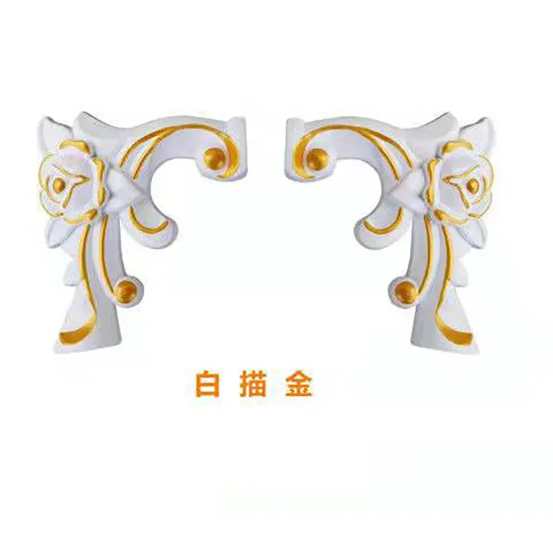 1 paio di decalcomanie angolari accessori per la decorazione della casa decorazione della porta dell