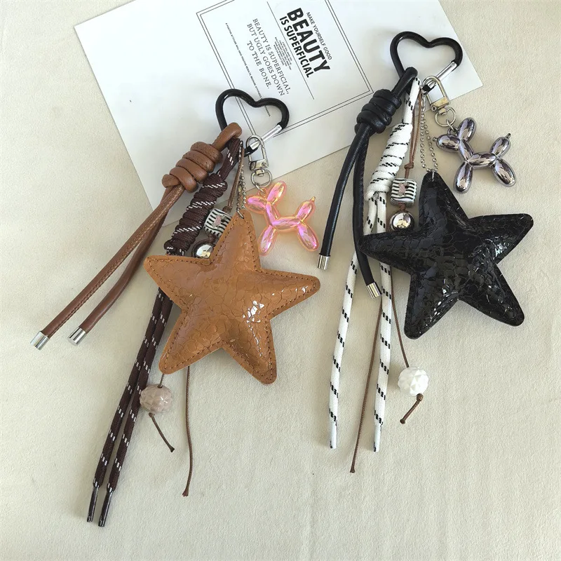 Frauen Tasche Anhänger Koreanische Welpen Stern Vielseitig Süße Kawaii Tasche Zubehör Multifunktionale Hochwertige Schlüsselanhänger Für Mädchen Image
