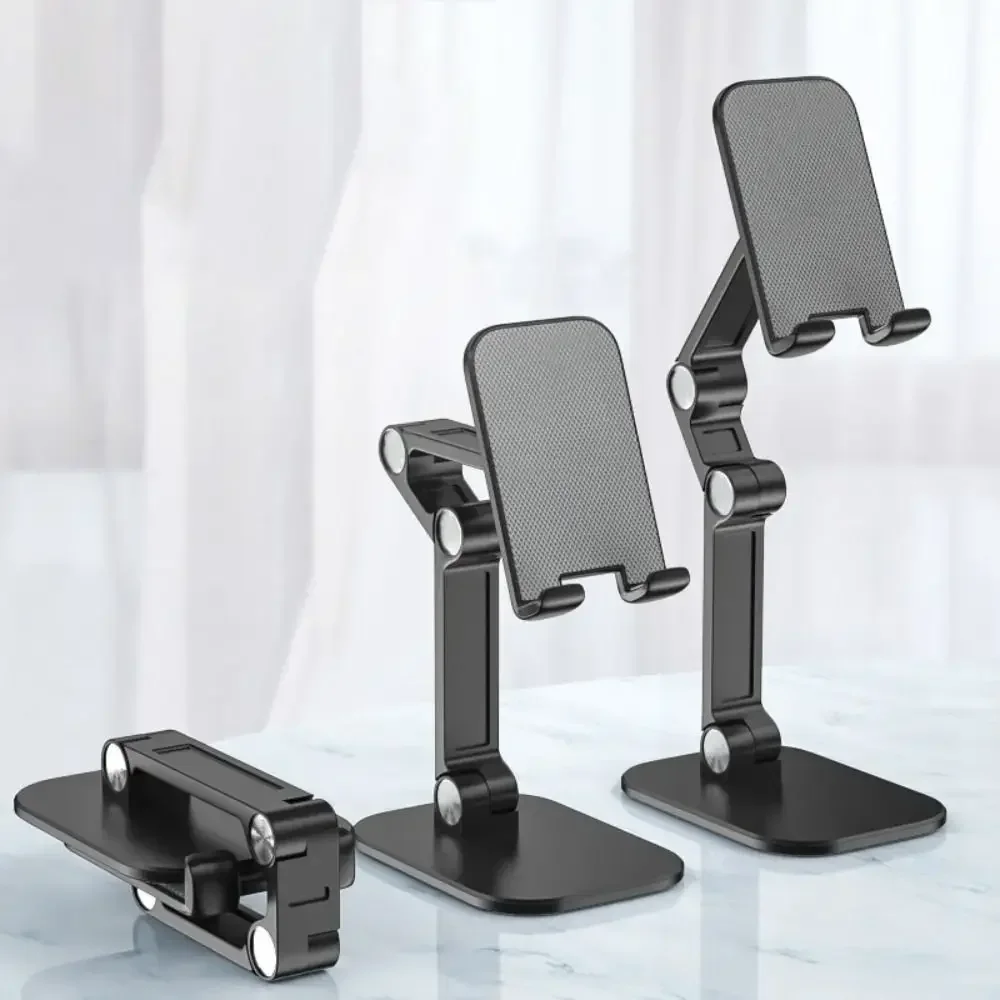 Supporto per telefono cellulare da scrivania Supporto per iPhone IPad Xiaomi Supporto per tablet da tavolo pieghevole regolabile Supporto per telefono cellulare da tavolo universale
