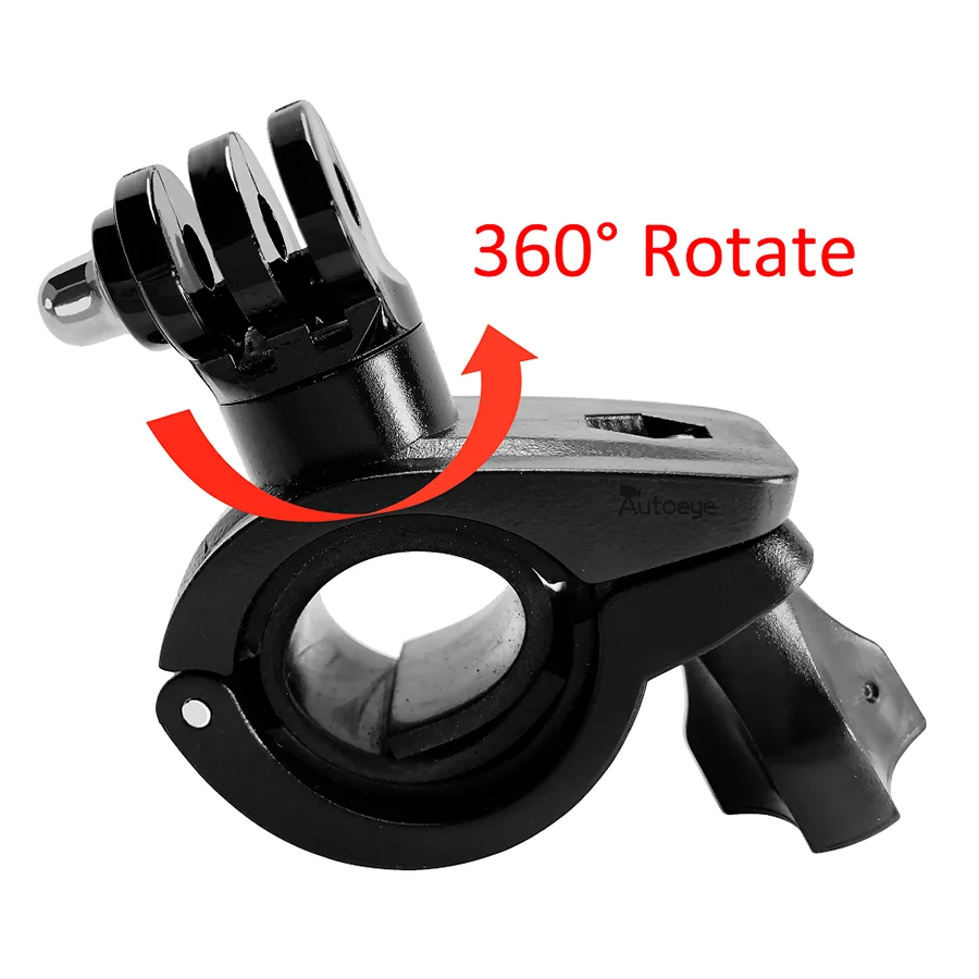 360 grad Rotation Bike Fahrrad Motorrad Lenker Griff Bar Halterung Für Gopro Hero11 10 9 8 7 6 5 4 SJCAM kamera Zubehör Image
