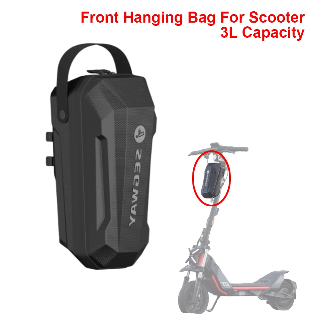 Vorne Hängen Tasche Original 3L Tasche Für Segway Ninebot ZT3/ZT3 Pro E G2 G65 G30 G30D F40 F30 E22 E25 ES2 ES3 ES4 Elektrische Roller Image