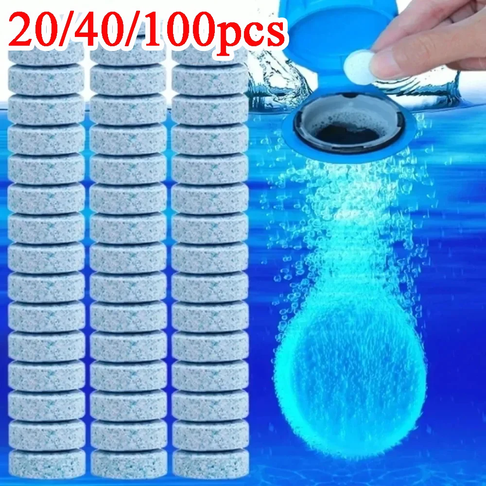 Konzentrierte Waschtabletten, tragbar, leistungsstark, effektiv solide Auto-Windschutzscheibe, Glas, Toilettenreinigung, Brausewaschmittel für zu Hause Image