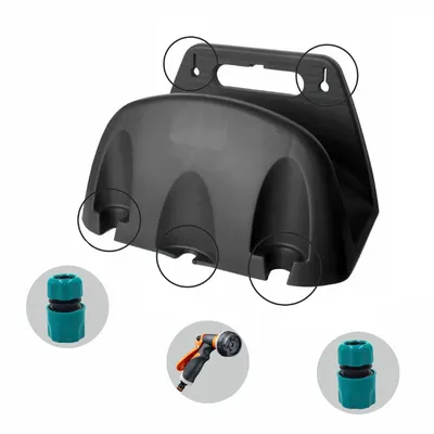 Plastics Hose Holder Wall Mounted Durable Hose Hooks Hose Hanger Durable Hose Hooks Water Hose Holder for Garden Hose