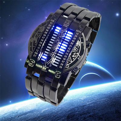 Women Men Kids Digital Watch Outdoor Sports Fashion Casual Luminous Waterproof Stainless Steel Strap Watch