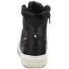 Sneaker MUSTANG SHOES "Mustang Shoes Sneaker Lederimitat", Damen, Gr. 39, schwarz, Lederimitat, casual, Schuhe