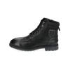 Schnürstiefelette PANTOFOLA D´ORO "Pantofola d'Oro Stiefelette Leder", Gr. 42, schwarz, Leder, casual, Schuhe