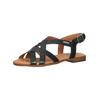 Riemchensandale PIKOLINOS "PIKOLINOS Sandalen Leder", Damen, Gr. 37, schwarz, Leder, casual, Schuhe
