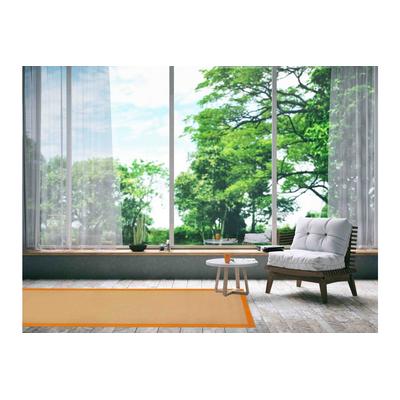 Sisalteppich CARPETFINE "Sisal , auch als Läufer erhältlich", orange, B:70cm H:5mm L:200cm, Sisal, Teppiche, mit farbiger Bordüre, Anti Rutsch Rückseite, viele Größen, Wohnzimmer Image