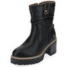 Stiefelette MUSTANG SHOES "Mustang Shoes Stiefelette Lederimitat", Damen, Gr. 39, schwarz, Lederimitat, casual, Schuhe