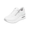 Sneaker REMONTE "Remonte Sneaker Leder", Damen, Gr. 42, weiß, Leder, casual, Schuhe