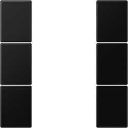 Jung Tastensatz komplett 3-fach LS 503 TSA SWM LS503TSASWM Image