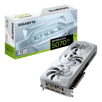 GIGABYTE Grafikkarte "GeForce RTX 5070 Ti EAGLE OC ICE SFF 16G Grafikkarte - 16GB GDDR7, 256", eh13, Grafikkarten