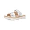Pantolette ARA "Ara Pantoletten Leder", Damen, Gr. 39, weiß, Leder, casual, Schuhe