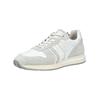 Schnürschuh PANTOFOLA D´ORO "Pantofola d'Oro Halbschuhe Leder/Textil", Gr. 41, grau (weiß, grau), Leder, Textil, casual, Schuhe