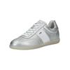 Sneaker NERO GIARDINI "Nero Giardini Sneaker Leder", Damen, Gr. 36, silber, Leder, casual, Schuhe