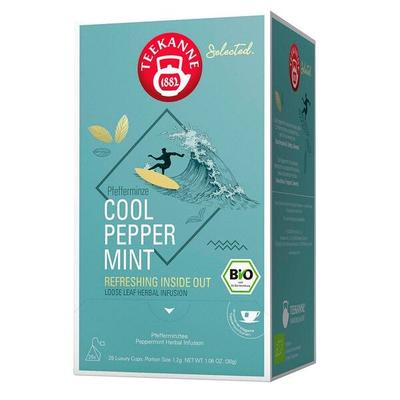 TEEKANNE Bio-Tee »Bio Luxury Cup Cool Pepper Mint« 25 Portionen grün Image