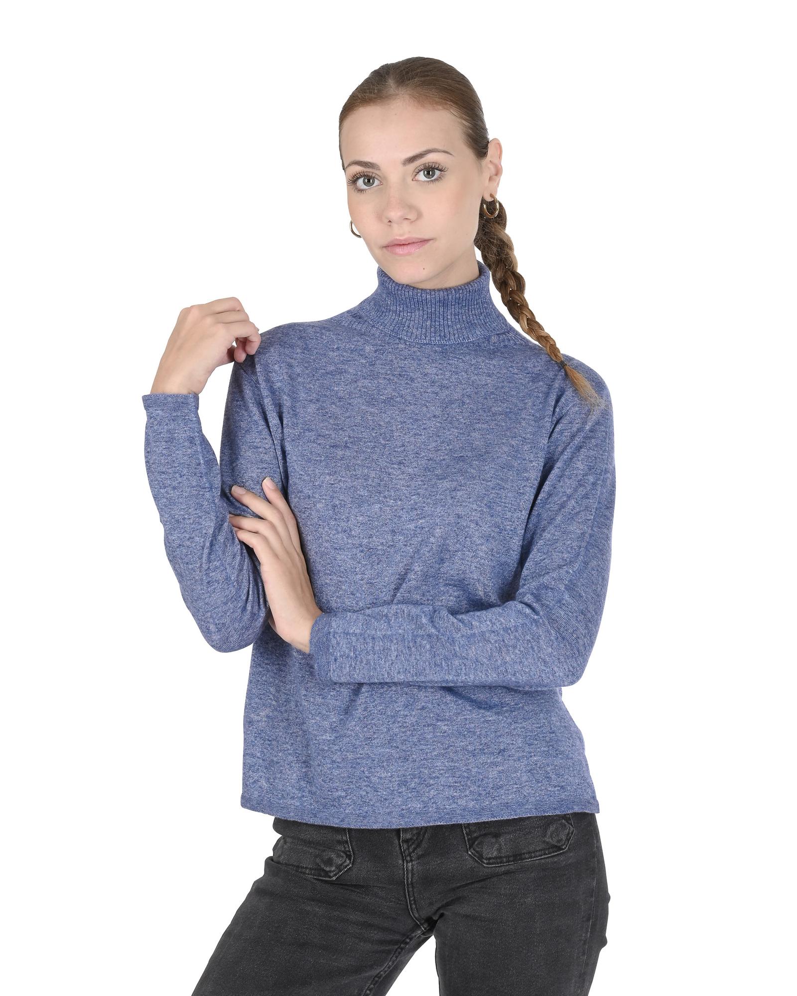Premium Kaschmir-Seidenrollkragenpullover Image