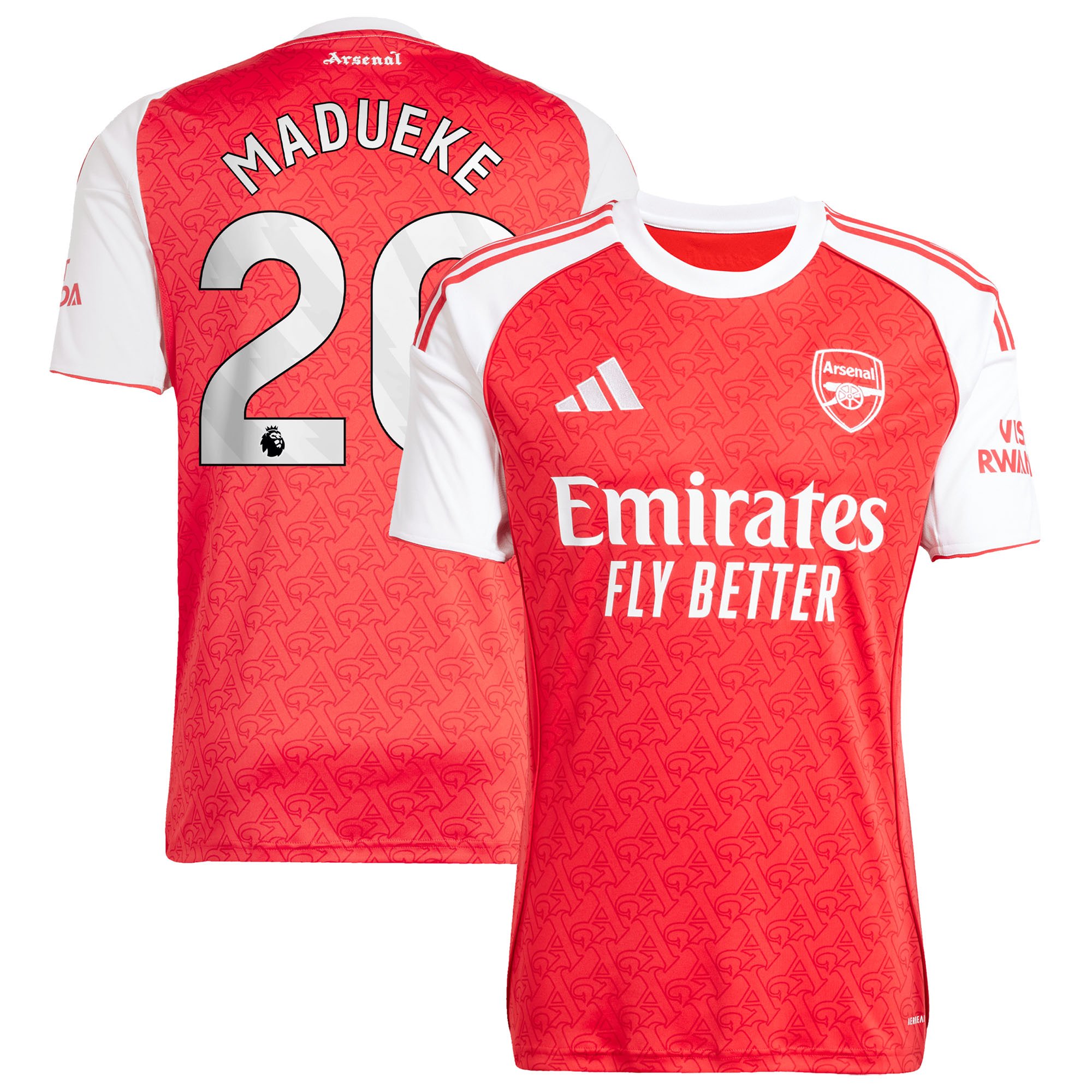 Maillot Domicile Arsenal adidas 2025-26 avec flocage Madueke 20