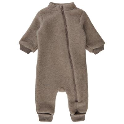 Mikk-Line - Kid's Wool Suit with Rib - Overall Gr 92 braun Image