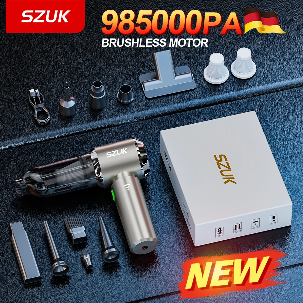 SZUK C012 985000Pa aspirateur de voiture Portable sans fil Machianr Mini aspirateur forte aspiration aspirateur de voiture aspirateurs sans fil aspirateur pour voiture aspirateur maison aspirateur