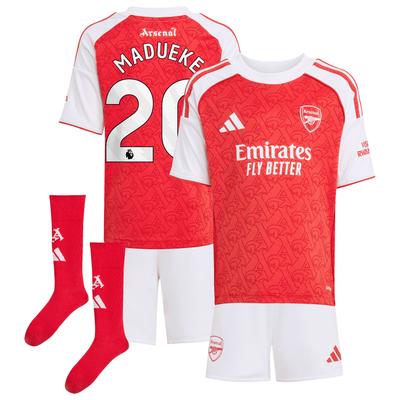 FC Arsenal 2025-26 adidas Mini-Heimausrüstung - Kleinkinder mit Aufdruck Madueke 20 Image
