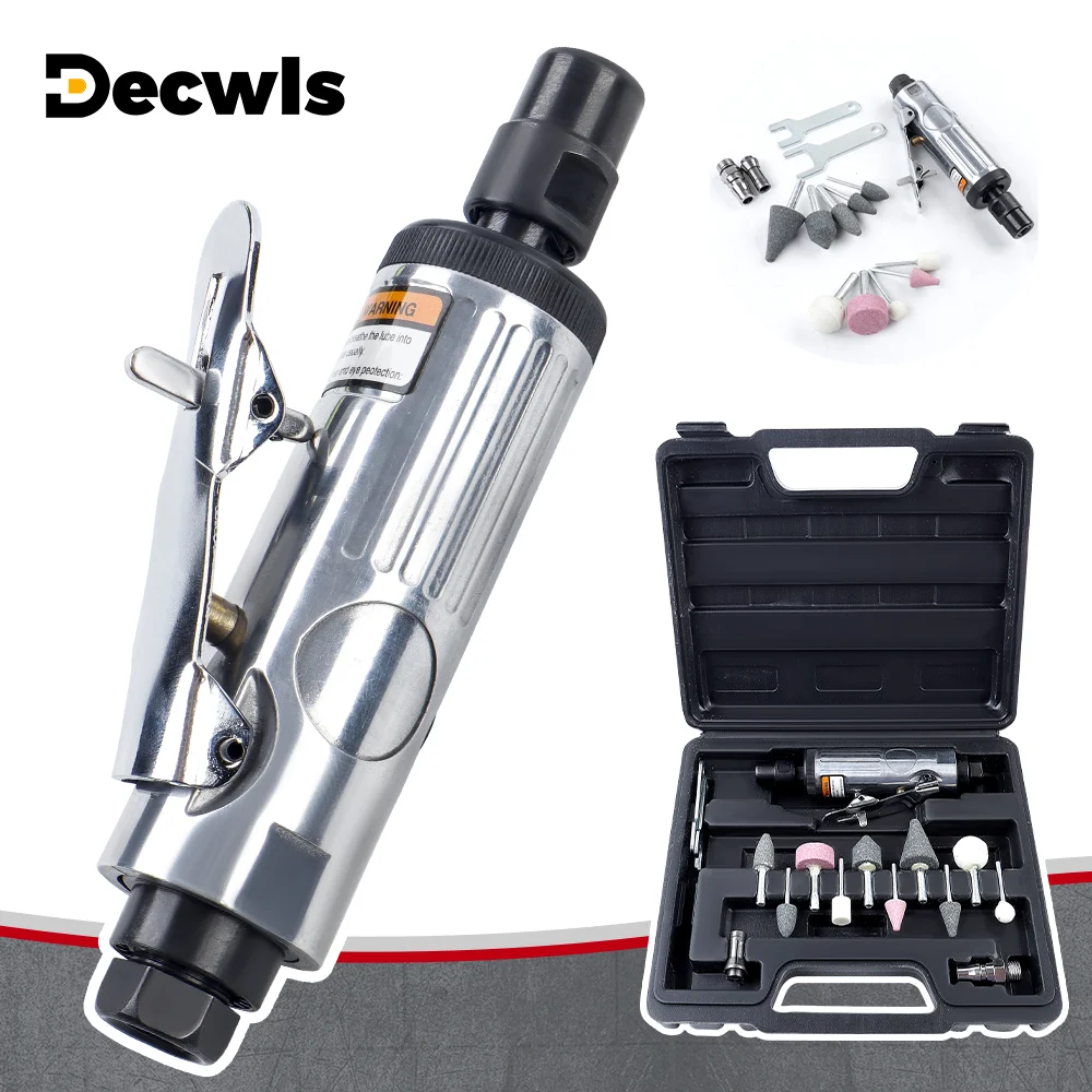 3 mm/6 mm Druckluftschleifer, 2-in-1,professionelles Schleifwerkzeug,Druckluftpolierer für den Heimgebrauch,1/4 NPT,kabelloses Druckluftwerkzeug, geeignet zum Entfernen von Image