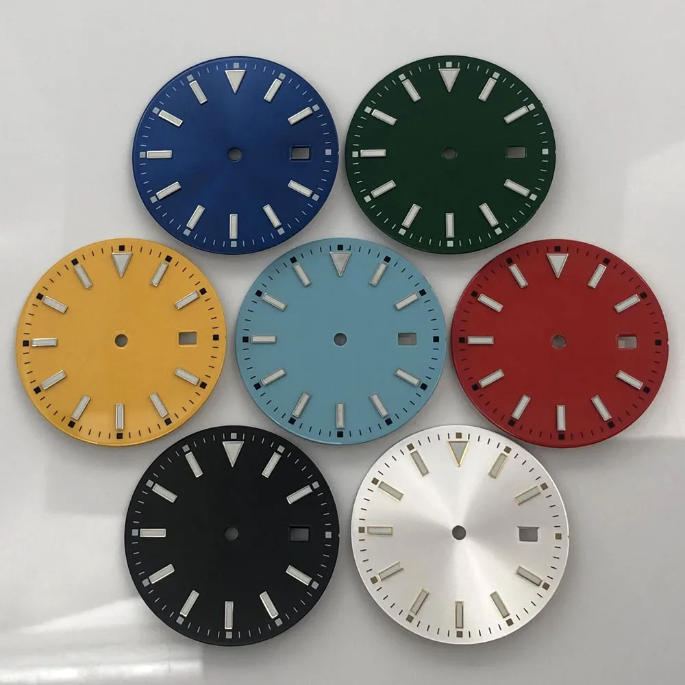 28,5 mm/33,5 mm steriles Zifferblatt, leuchtende Passform, NH35/NH36-Uhrwerk Image