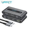 Switch KVM USB C 1 monitor 2 computer Switcher KVM HDMI 4K a 60 Hz per 2 porte USB C Laptop condivisione 1 monitor HDMI 3 dispositivi USB