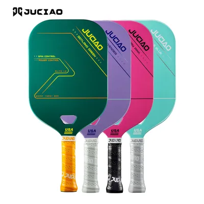 JUCIAO T800 Carbon Fiber Pickleball Paddle With Aero Throat USAPA Approved 20MM Thermoformed Pickleball for Power & Control