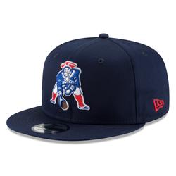 Men's New Era Navy England Patriots Throwback 9FIFTY Adjustable Snapback Hat