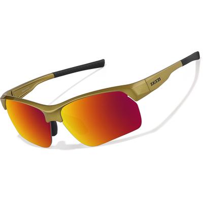 Zenni Wrap-Around Glasses Brown Plastic Full Rim Frame