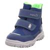 Winterboots SUPERFIT "HUSKY1 WMS: mittel", Kinder, Gr. 27, bunt (blau, hellgrün), Textil, casual, Schuhe, Snowboots mit wasserdichtem SYMPATEX, Größenschablone zum Download