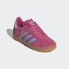 Sneaker ADIDAS ORIGINALS "GAZELLE", Gr. 33, shock pink, blau spark, halo blau, Leder, Synthetik, sportlich, Schuhe