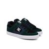 Sneaker DC SHOES "Pure Elastic", Kinder, Gr. 6(37), grün, navy, schwarz, 55.4% Leder, 44.6% Synthetikmaterial, Schuhe