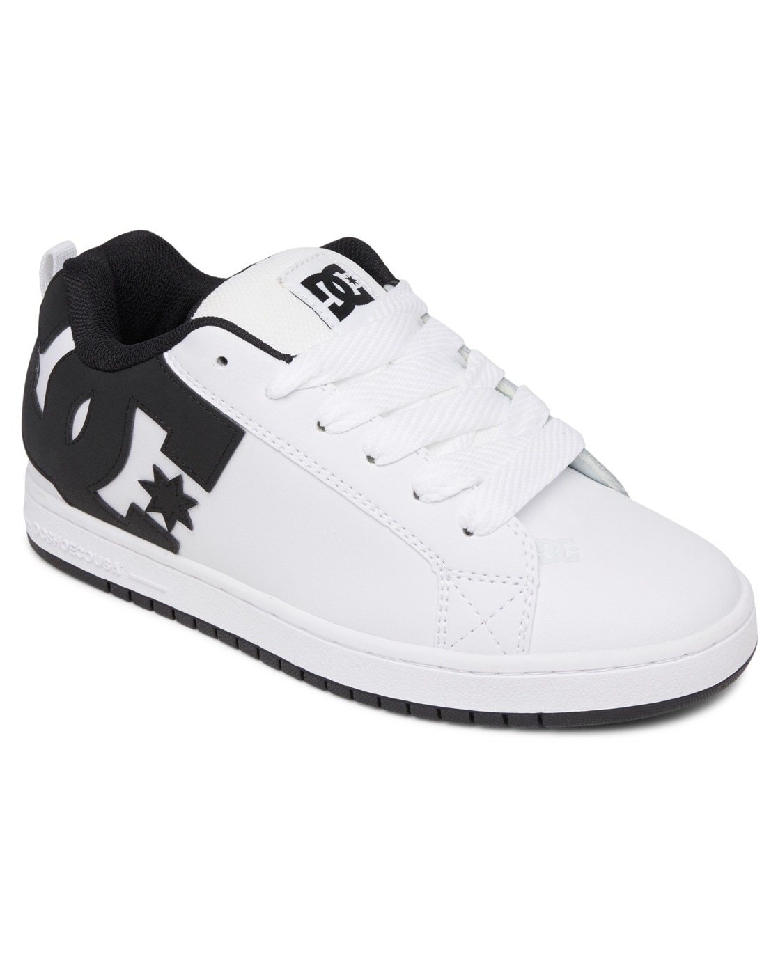 Sneaker DC SHOES "Court Graffik", Gr. 8(40,5), rosa (rose), 57.05% Leder, 28.2% Synthetikmaterial, 13.87% Polyester, 0.88% Textil, Schuhe