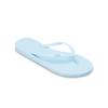 Sandale ROXY "Viva Iv", Gr. 7(37), blau (sky blau), Obermaterial: 98% Synthetik / 2% Metall, Futter: 100% Synthetik, Laufsohle: 100% geschäumtes Gummi, Schuhe