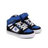 Sneaker DC SHOES "Pure High-Top EV", Kinder, Gr. 12(29), schwarz, blau, wht, Obermaterial: Leder / Futter: Textil / Außensohle: Gummi, Schuhe