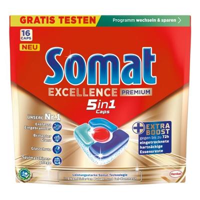 Somat Spülmaschinencaps »Excellence Premium 5in1« 16 Stück rot Image