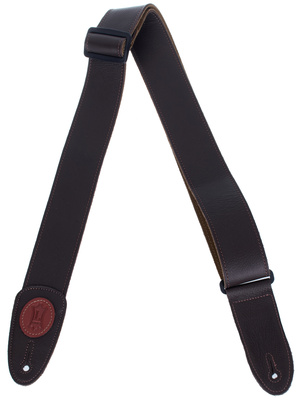 Levys Tri Glide 2" Leather Strap DBR