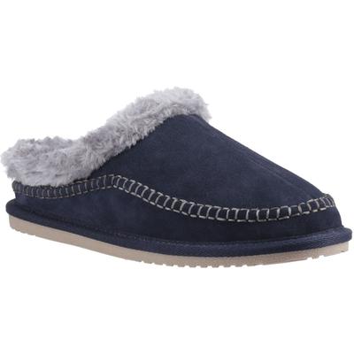 Hush Puppies Atticus Wildleder Hausschuhe für Herren in Marineblau Image