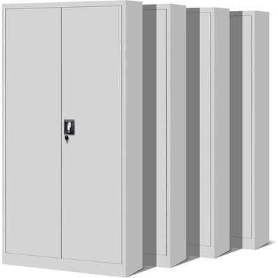 4er Set Aktenschrank C001H Büroschrank Metallschrank Stahlschrank Werkzeugschrank Stahlblech Image