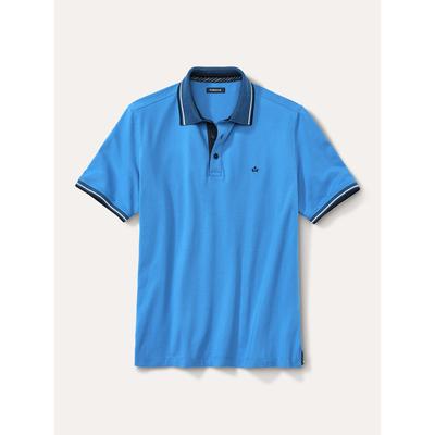 Walbusch Herren Comfort Stretch Polo Blau Image