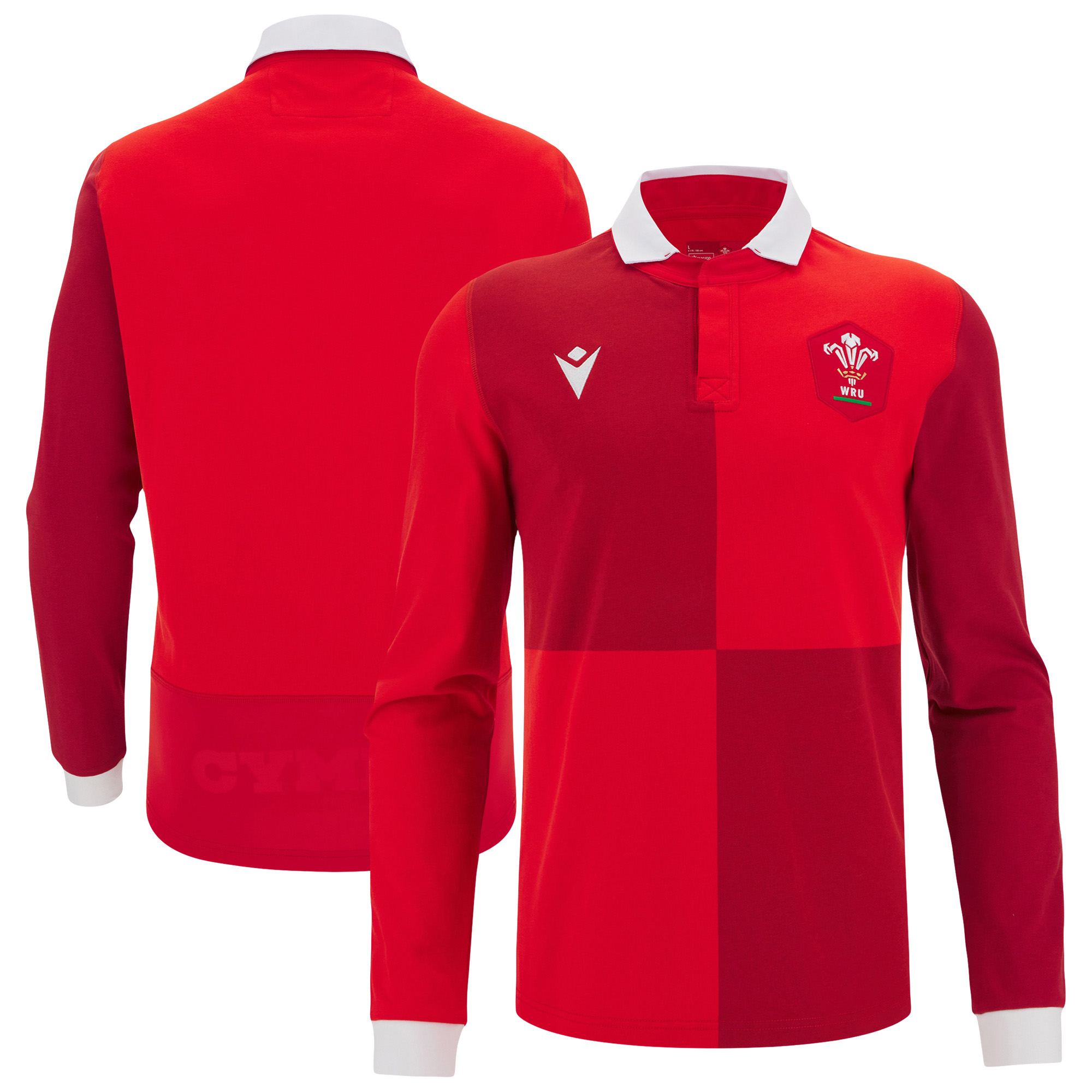 Wales Rugby Klassisches Langarmtrikot – 2025/26 Image