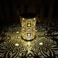 Papillon/fleur/feuilles lumières LED extérieures étanche lanterne suspendue extérieure lampes solaires suspendues pour Patio cour voie décor