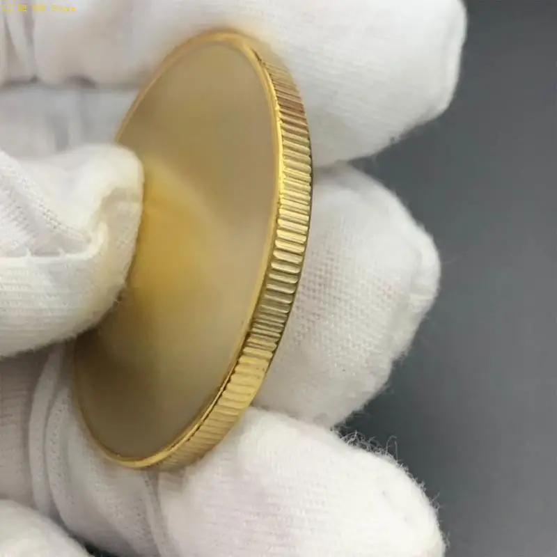 W3je gravierte leere Herausforderung Münze Gedenkmünze DIY Craft Tag Collection Geschenk Image