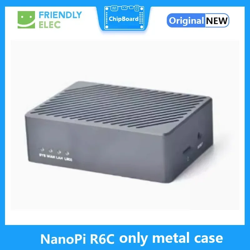 NanoPi R6C Router Metallgehäuse Rockchip RK3588S A76 A55 Dual 2,5G Ethernet Unterstützung HDMI2 Linux/Openwrt/Debian/Ubuntu Image