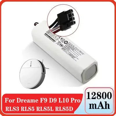 12800 mAh Ersatzakku P2008-4S2P-MMBK P2150-4S2P-XWDLS Für Xiaomi Mijia Staubsauger 1T Dreame F9 S10 D9 L10Plus L10Pro Image
